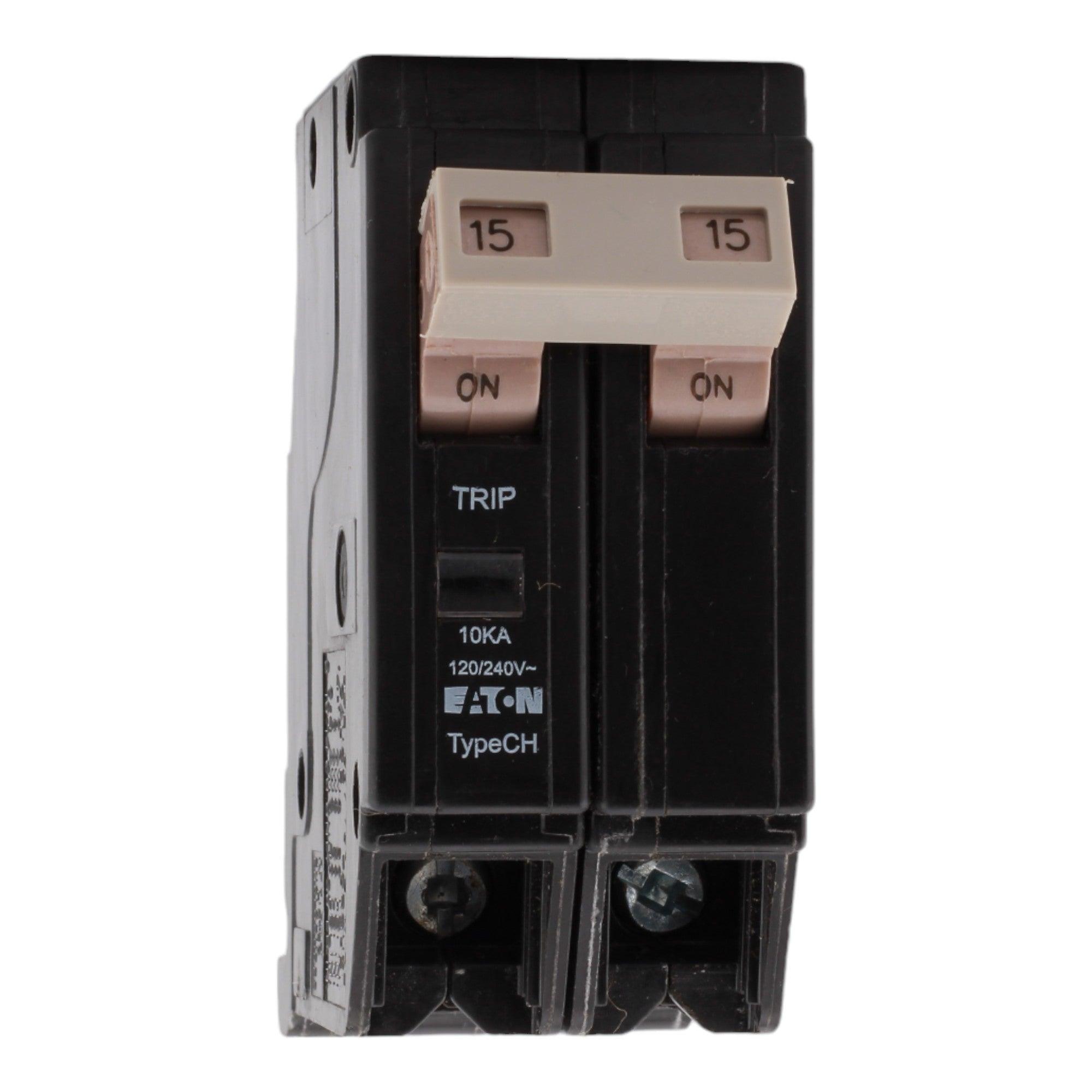 Eaton CH CHF215 15A 2P 120/240V Thermal-Magnetic Circuit Breaker - Image 2