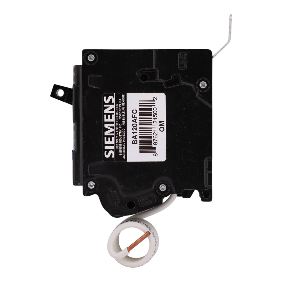 Siemens BA, BA120AFC, 20A, 1P, 120V, AFCI, Pigtail Neutral, Circuit Breaker - Image 7