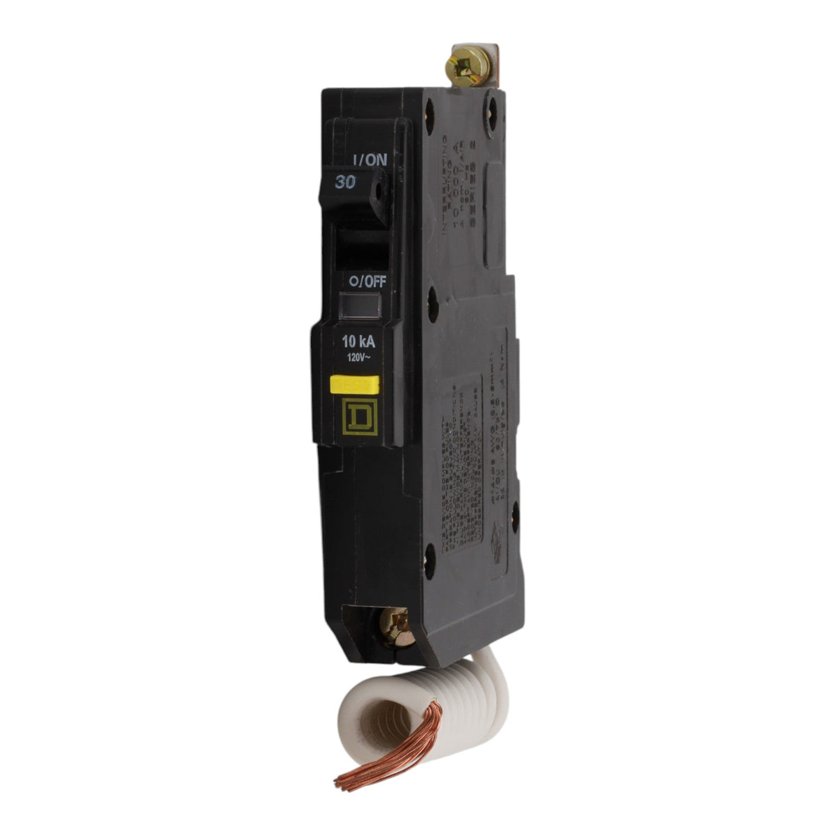Square D QO QOB130GFI 30A 1P 120V GFCI Pigtail Neutral Circuit Breaker - Image 3