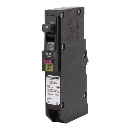 Square D QO120PDF 20 Amp Single Pole 120V Plug-On Neutral AFCI/GFCI Dual Function Circuit Breaker UL - Image 3