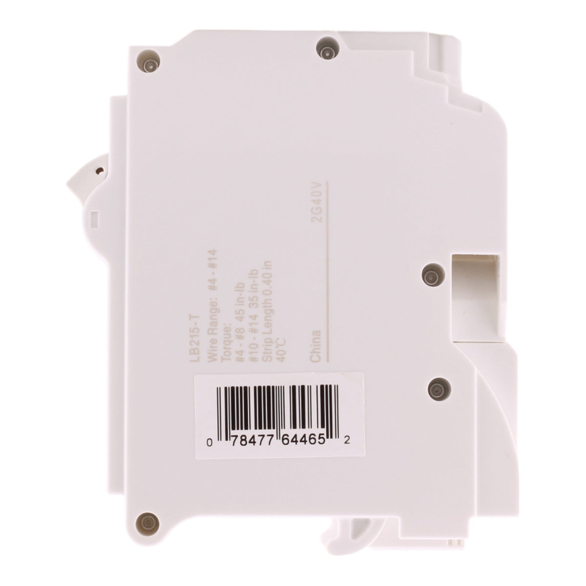 Leviton LB215-T 15A 2P 120/240V Thermal Magnetic Plug-On Neutral Circuit Breaker - Image 6