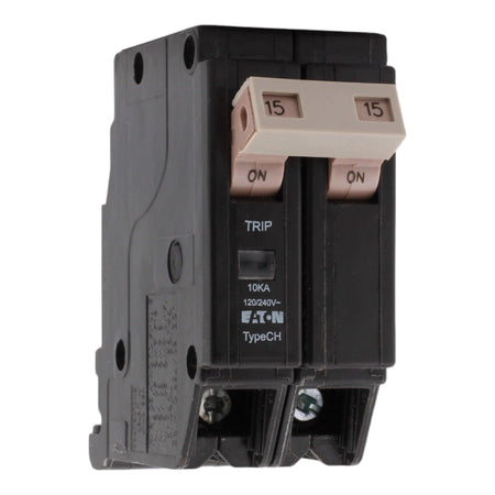 Eaton CH CHF215 15A 2P 120/240V Thermal-Magnetic Circuit Breaker