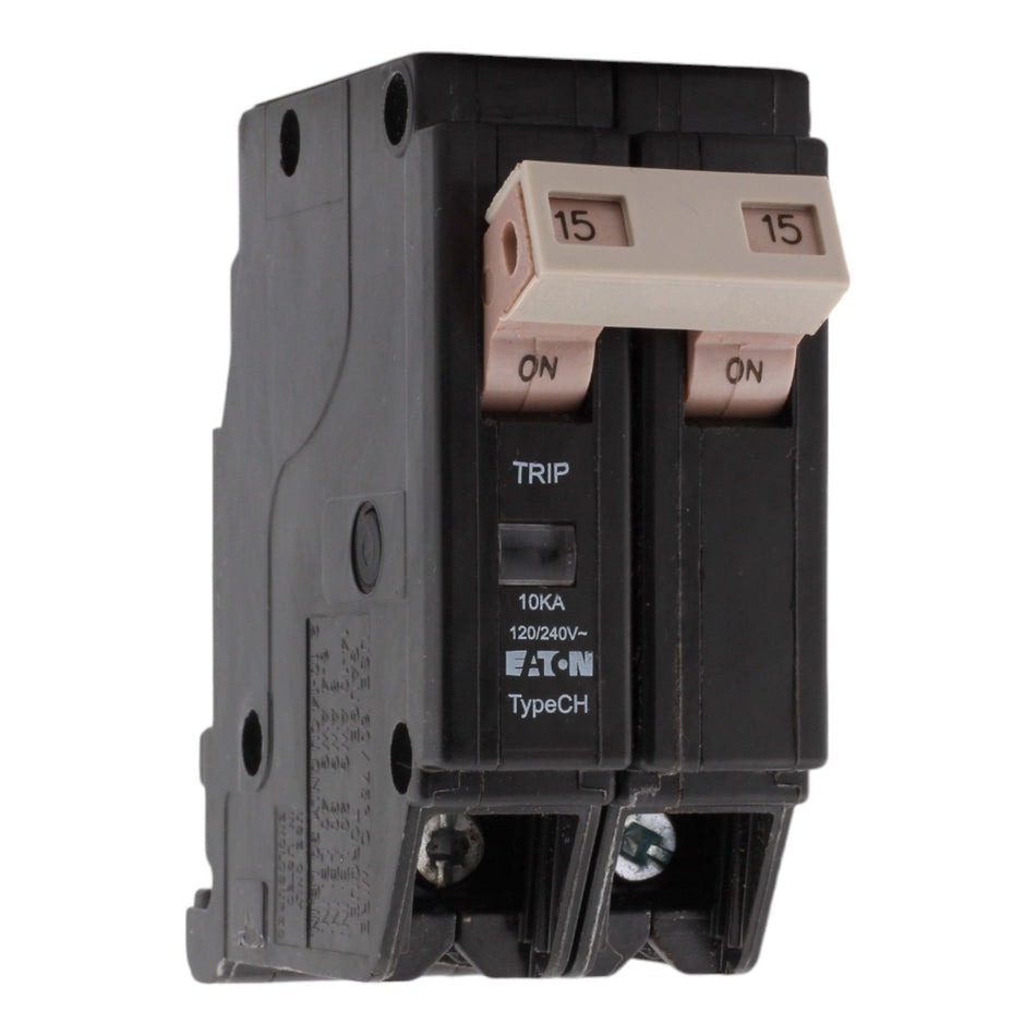 Eaton CH CHF215 15A 2P 120/240V Thermal-Magnetic Circuit Breaker