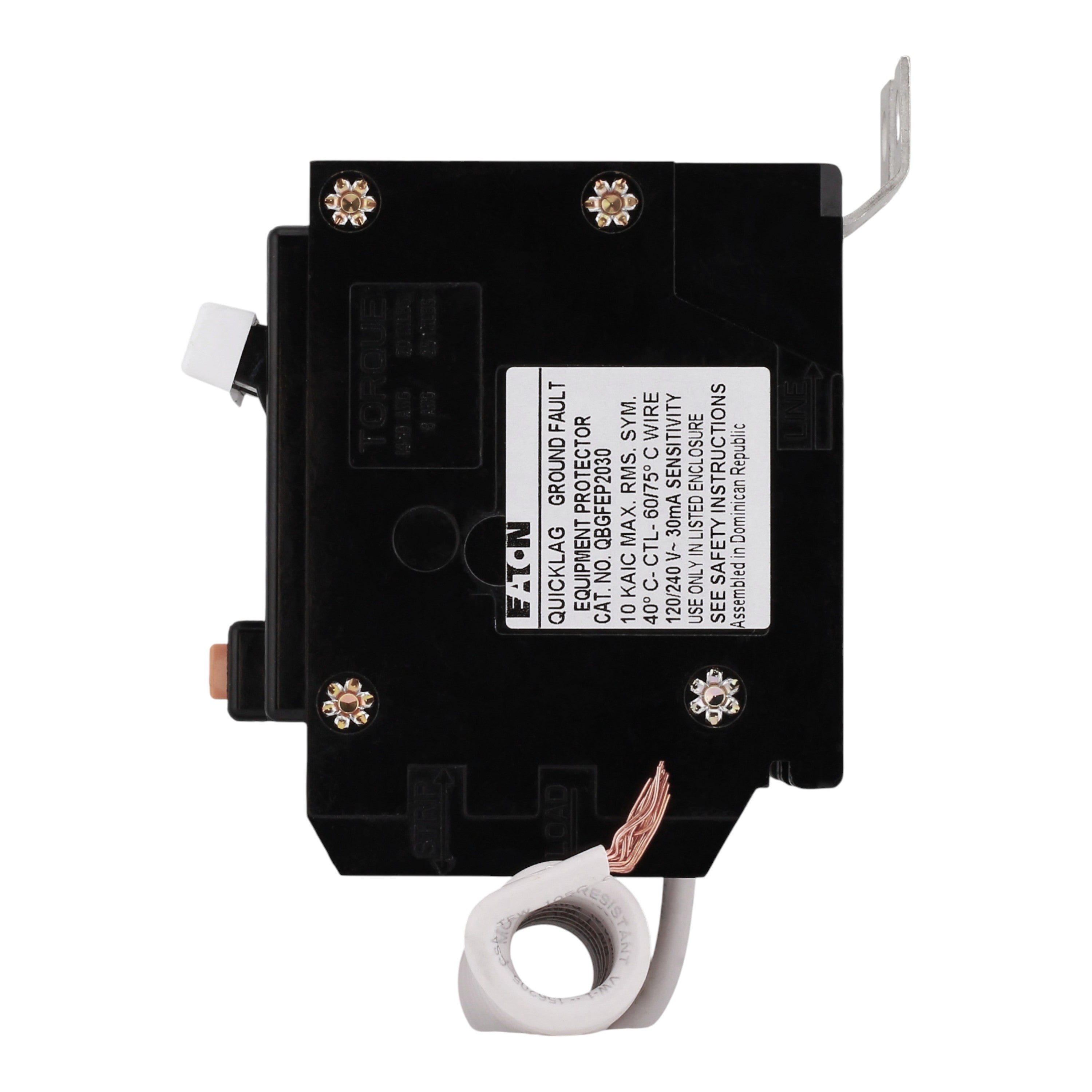 Eaton QB QBGFEP2030 30A 2P 120/240V GFCI Pigtail Neutral Circuit Breaker - Image 7