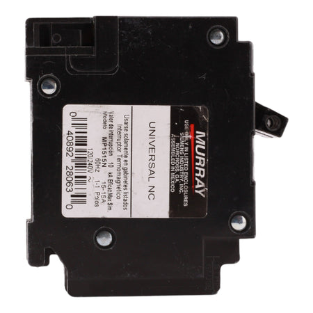 Murray MP1515N 15A-15A 1P 240V Duplex Circuit Breaker - Image 3