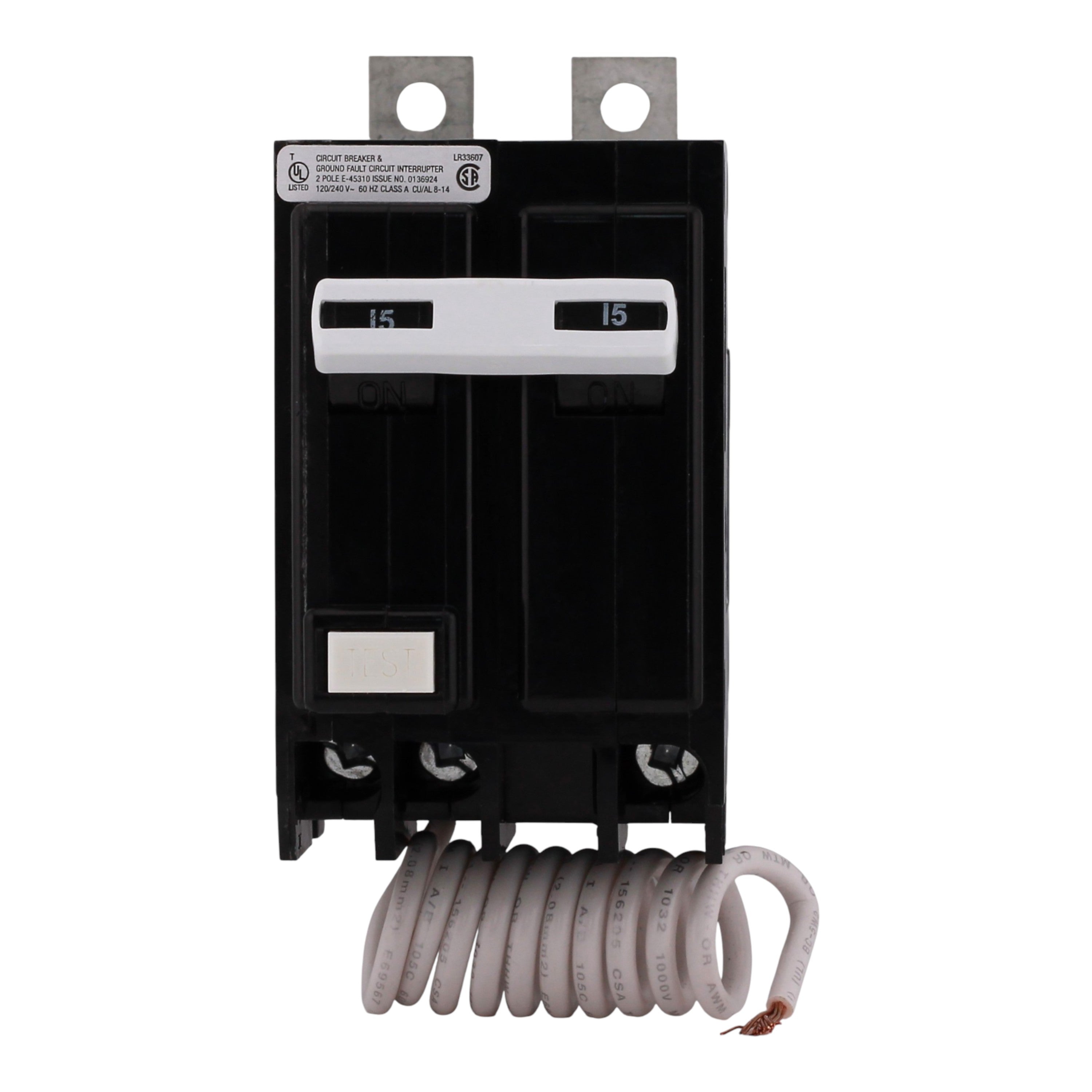 Eaton QB QBGFT2015 15A 2P 120/240V GFCI Bolt-On Circuit Breaker - Image 4