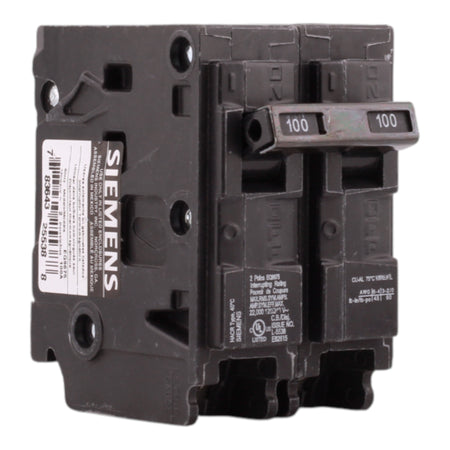 Siemens EQ9675 100A 2P 240V Main Circuit Breaker