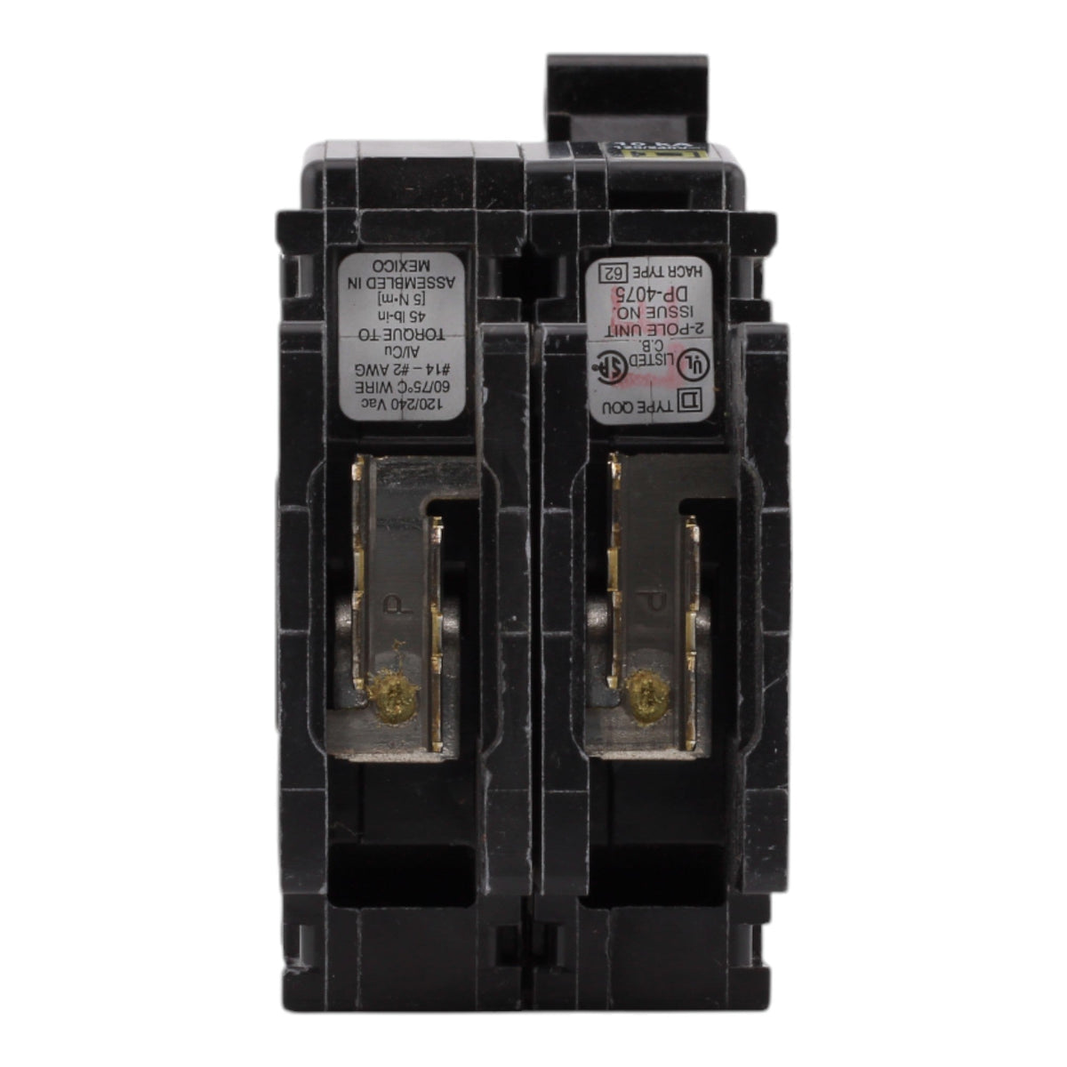 Square D QOUQ260RP 60 Amps 120/240 Volts Two Pole Standard Circuit Breaker Unit Mount - Image 7