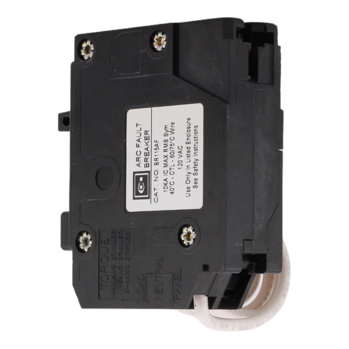 Eaton BR115AF 15 Amp Single Pole 120V Pigtail-Neutral AFCI Arc Fault Circuit Breaker UL - Image 5