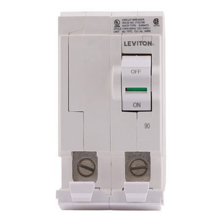 Leviton LB290 90A 2P 120/240V Standard Hydraulic Magnetic Circuit Breaker - Image 10