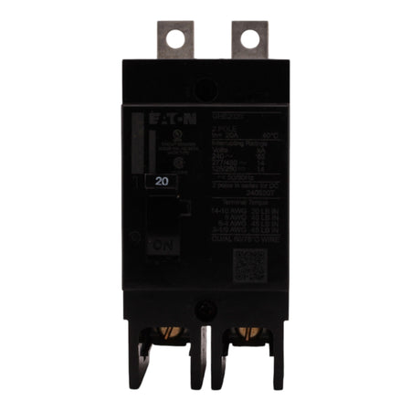 Eaton GHB2020 20A 2P 480V G-Frame Molded Case Circuit Breaker - Image 2