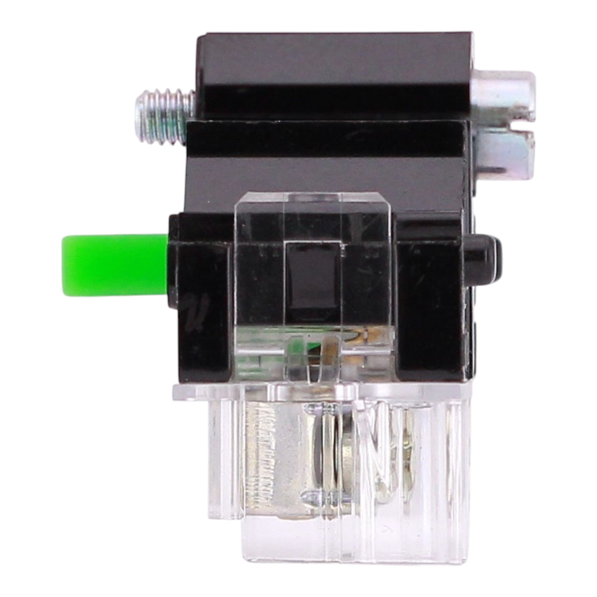 GE CR104P, CR104PXC1, 10A, 600VAC/VDC, 30mm, 1NO, Green, Contact Block - Image 7