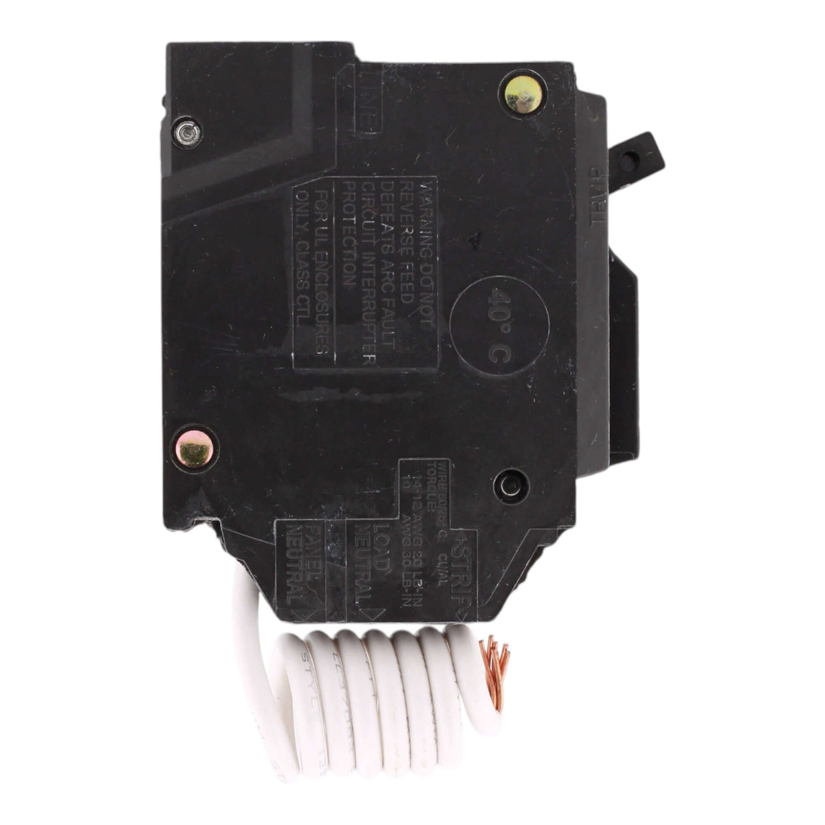 GE THQL1120AFP2 20A 120V 1-pole AFCI Circuit Breaker Pigtail UL - Image 4
