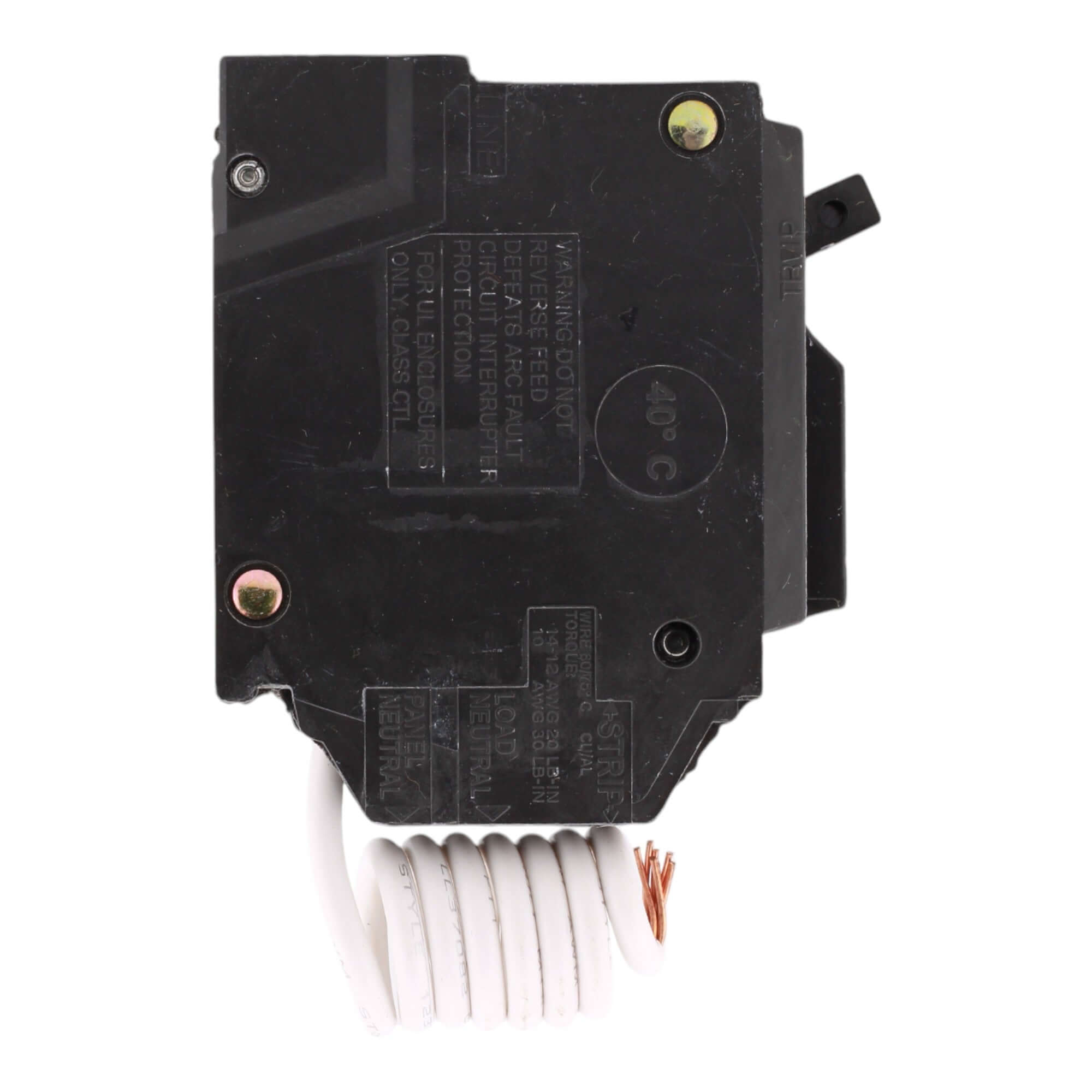 GE THQL1120AFP2 20A 120V 1-pole AFCI Circuit Breaker Pigtail UL - Image 4