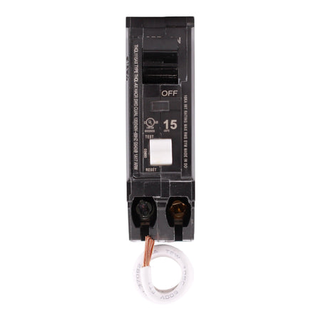 GE Q-Line, THQL1115AX, 15A, 1P, 120/240V, AFCI, Pigtail Neutral, Circuit Breaker - Image 4