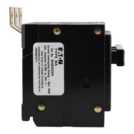 Eaton BAB3020H 20A 3P 240V Thermal-Magnetic Circuit Breaker - Image 3