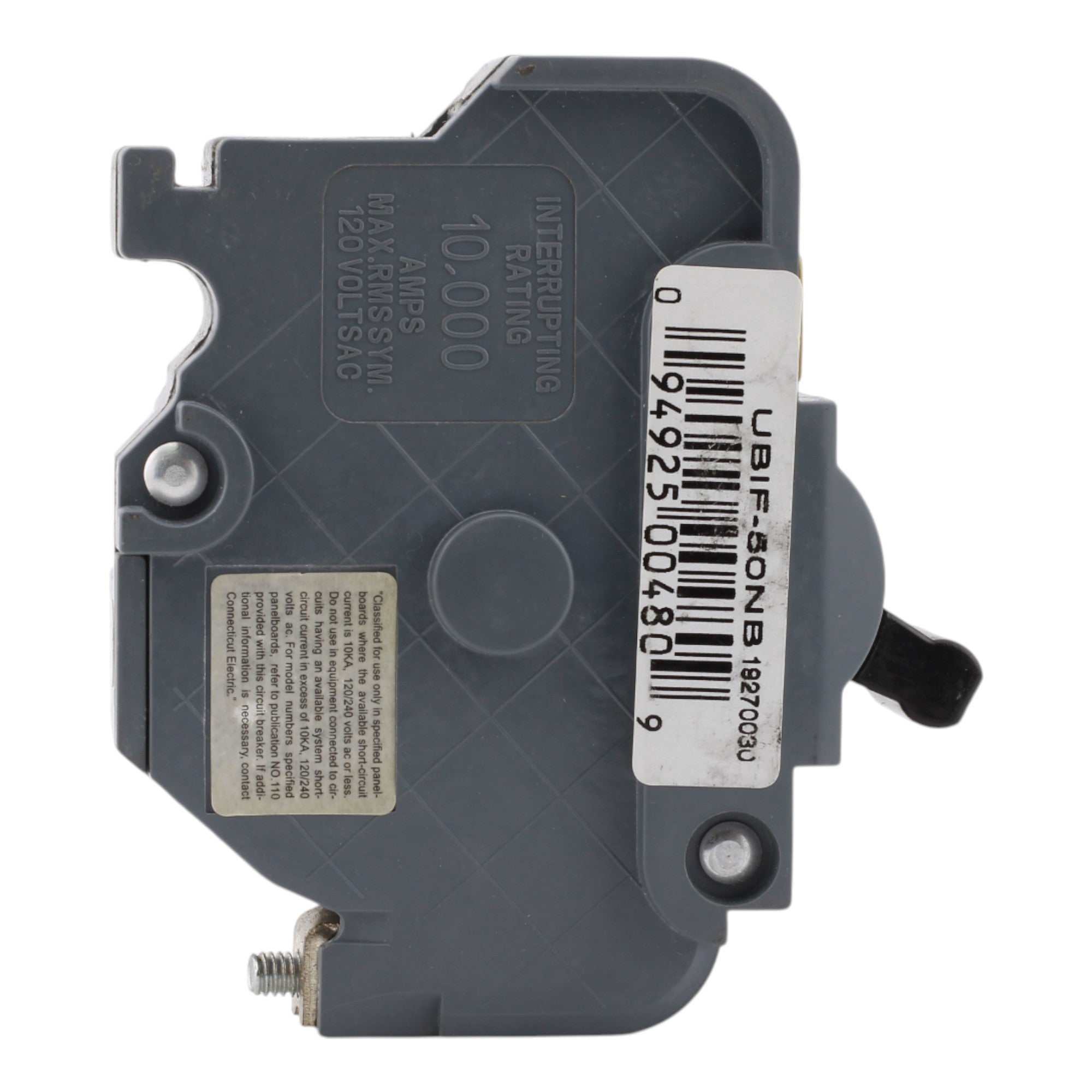 Connecticut Electric UBIF-50NB 50A 1P FPE Replacement Bolt-On Circuit Breaker - Image 3