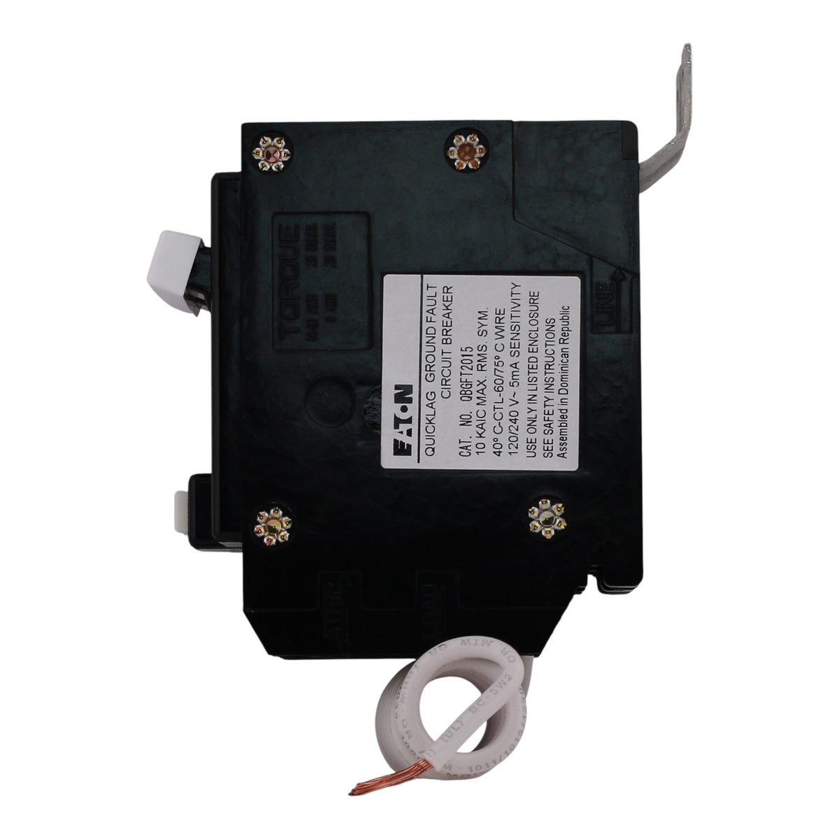 Eaton QB QBGFT2015 15A 2P 120/240V GFCI Bolt-On Circuit Breaker - Image 7