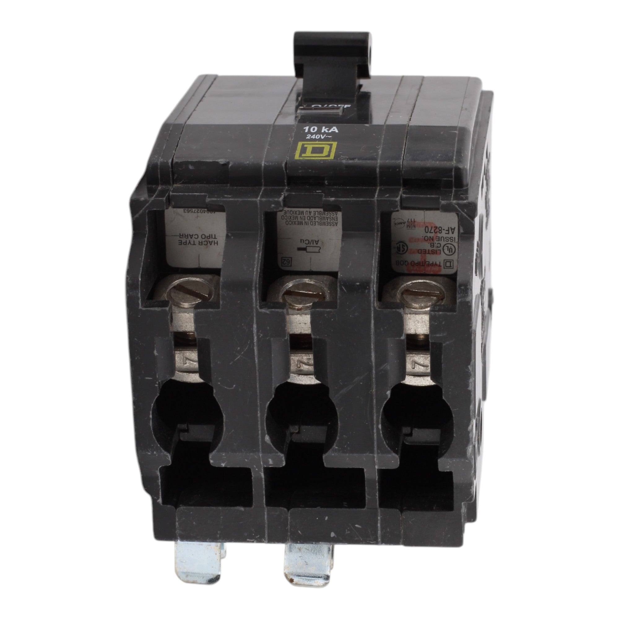 Square D QOB360, 60A, 120/240V, 3-Pole, Bolt-On Circuit Breaker, Standard Trip, 10kA Interrupt Rating, for Square D Load Centers - Image 7