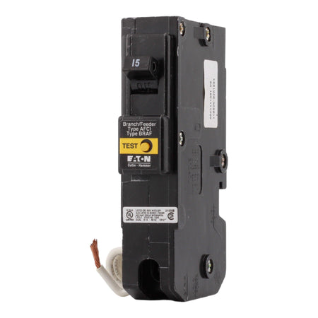 Eaton BR115AF Circuit Breaker 15A 120/240V 1-Pole Pigtail Neutral AFCI Type BR - Image 3