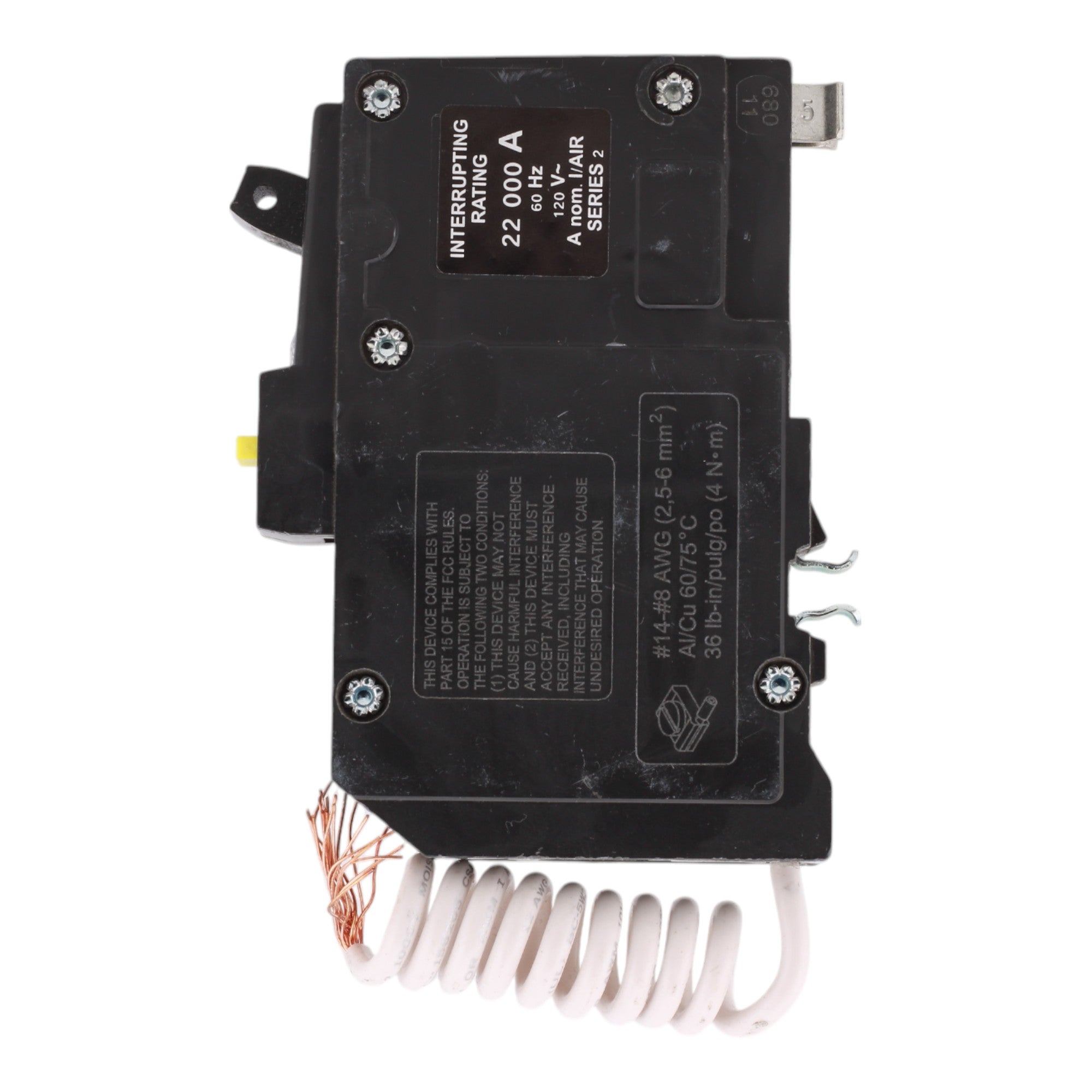 Square D QO120VHGFI, 20A, 120V, 1-Pole GFCI Circuit Breaker, Plug-In, for QO Load Centers - Image 5
