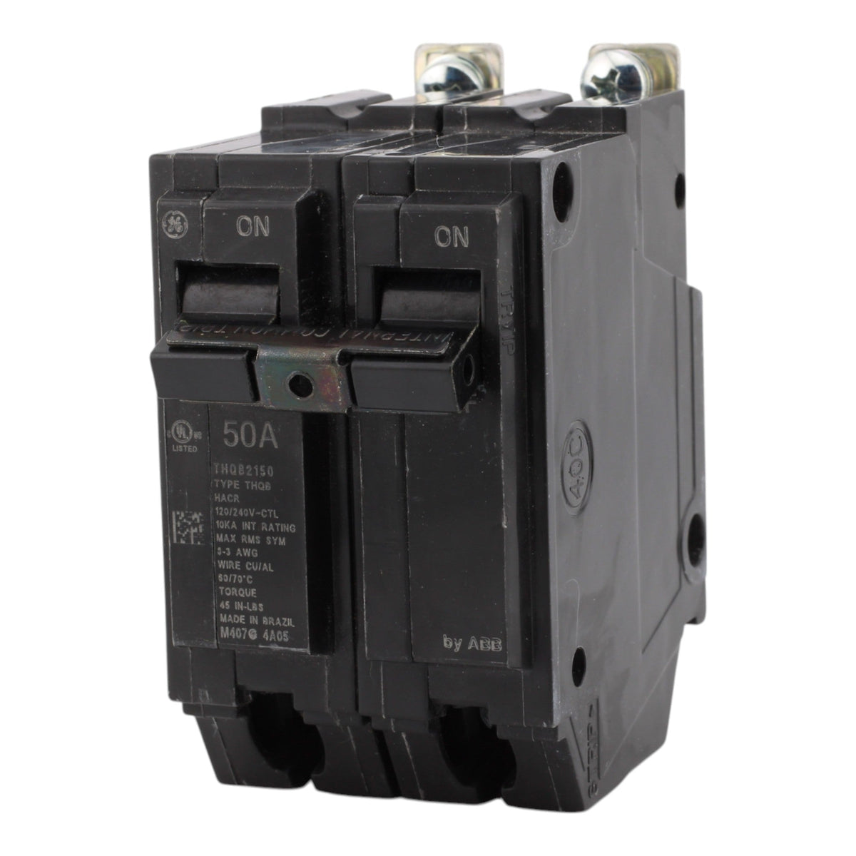 GE THQB2150 50A 2P 120/240V Q-Line Bolt-On Circuit Breaker - Image 6