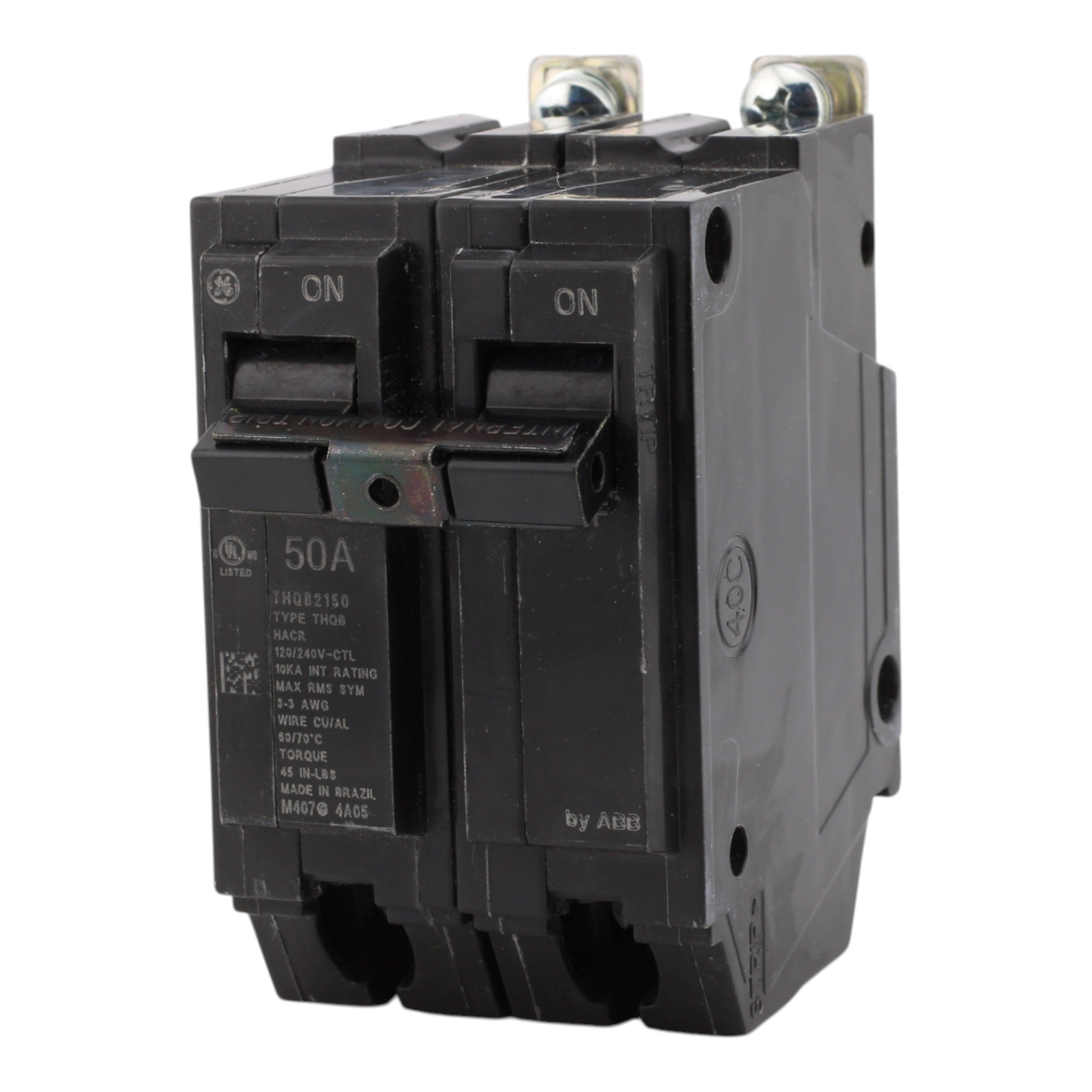 GE THQB2150 50A 2P 120/240V Q-Line Bolt-On Circuit Breaker - Image 6