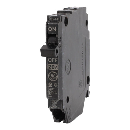 GE THQP120 20 Amp Single-Pole Circuit Breaker - 120/240V, 10kA, Plug-In, UL Listed - Image 3