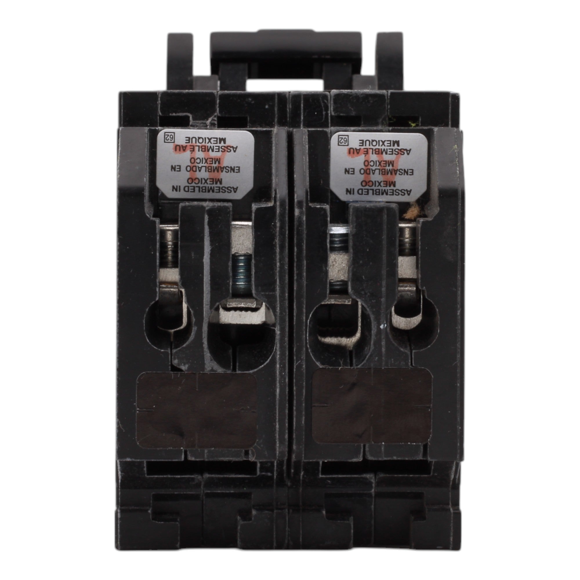 Square D HOMT1515240 15/15/40A 120/240V Quad Tandem Circuit Breaker, Plug-In, 10kA Interrupt, for Homeline Load Centers - Image 7