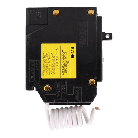 Eaton BR BRHAFGF120 20A 1P 120V AFCI/GFCI Pigtail Neutral Circuit Breaker - Image 4