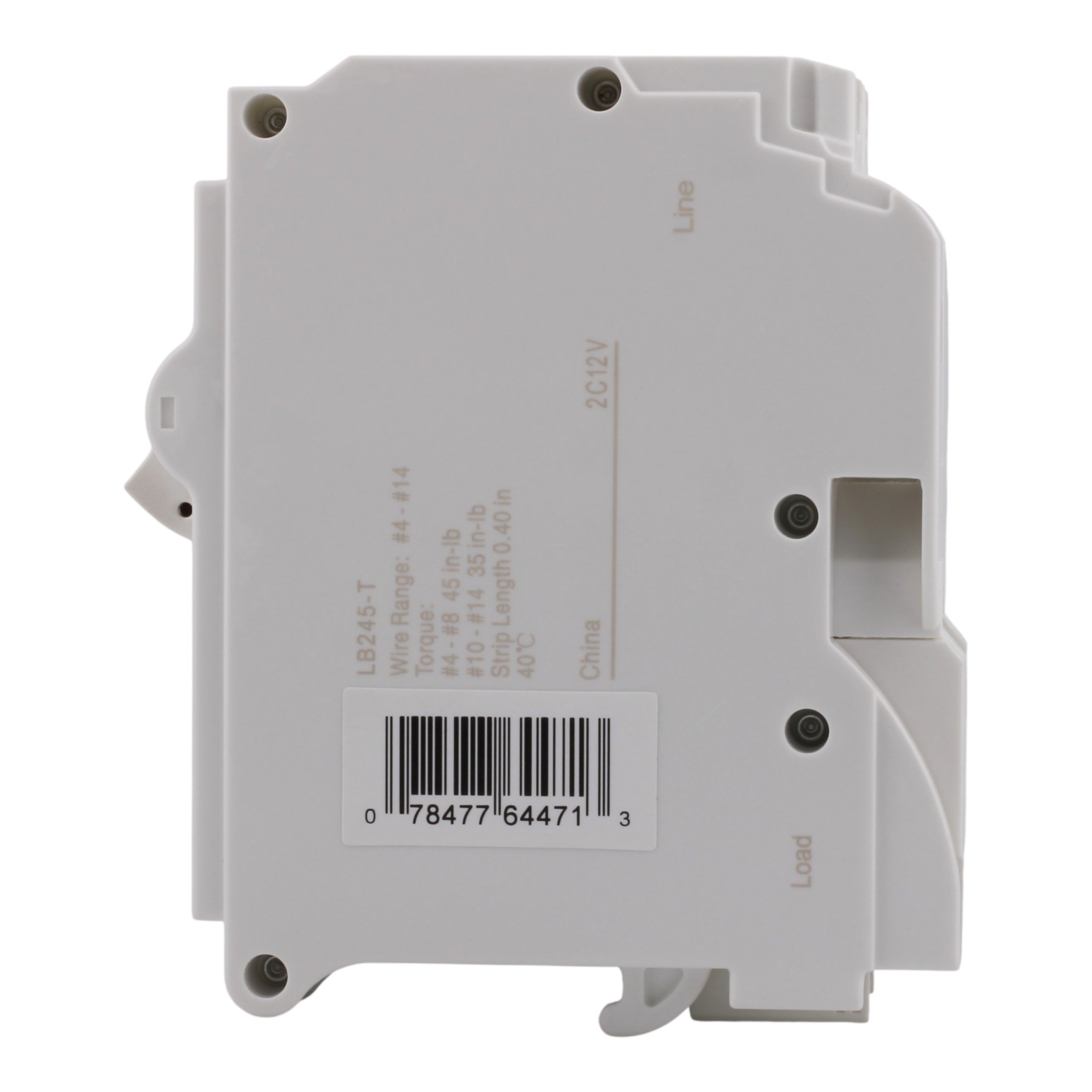 Leviton LB245-T 45A 2P 120/240V Standard Plug-On Neutral Circuit Breaker - Image 6
