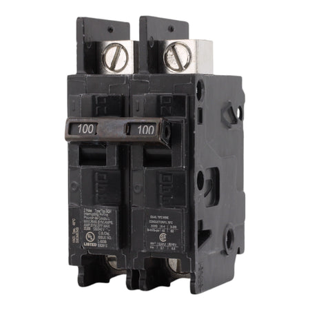 Siemens BQ2B100H, 100A, 120/240V, 2-Pole, Molded Case Circuit Breaker, Common Trip, 22kA Interrupt Rating, Load Side Lugs Included - Image 3