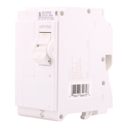 Leviton LB240-T 40A 2P 120/240V Standard Plug-On Neutral Circuit Breaker
