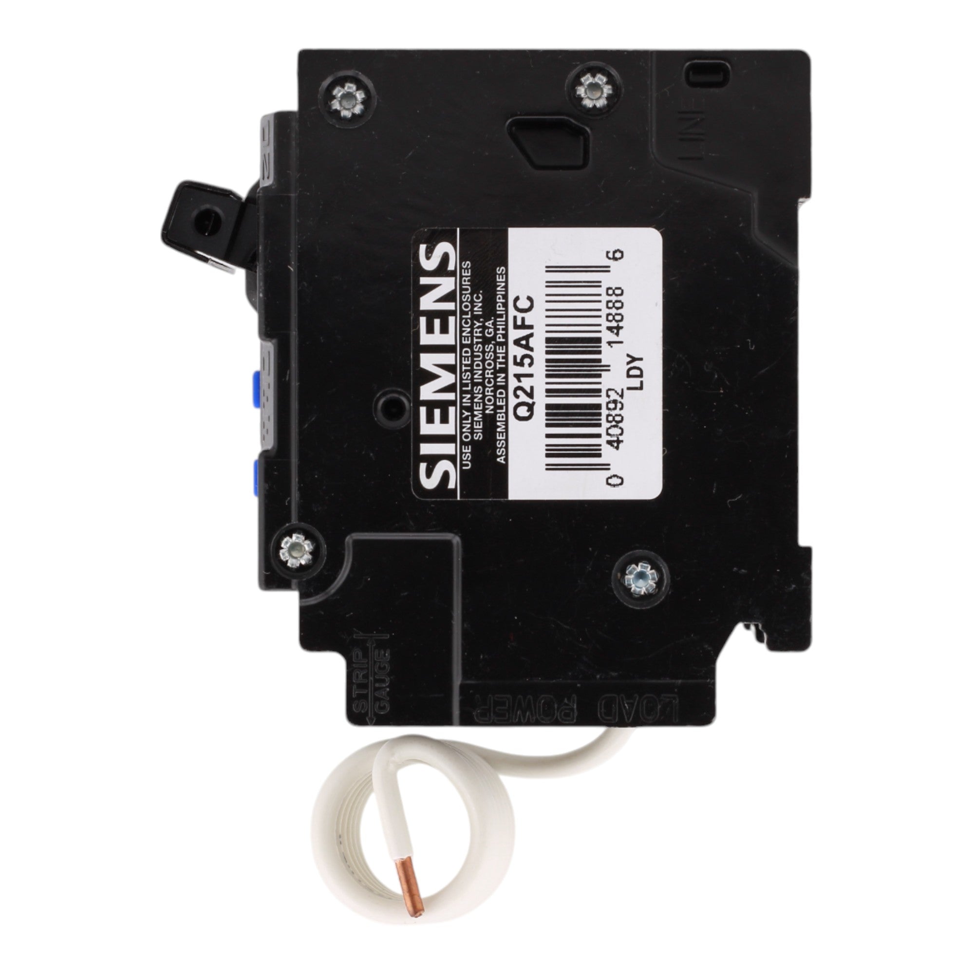 Siemens Q215AFC, 15 Amps, 120/240 Volts, Double Pole, Combination AFCI Circuit Breaker, Plug-In Mount, Pigtail Connection, for Siemens Panels - Image 5