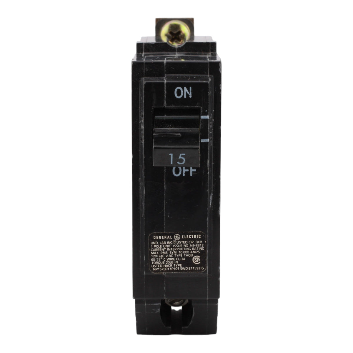 GE THQB1115 15A 1P 120/240V Q-Line Bolt-On Circuit Breaker - Image 4