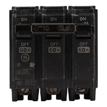 GE THQL32060 60A 3P 240V 10kA Circuit Breaker - Image 2