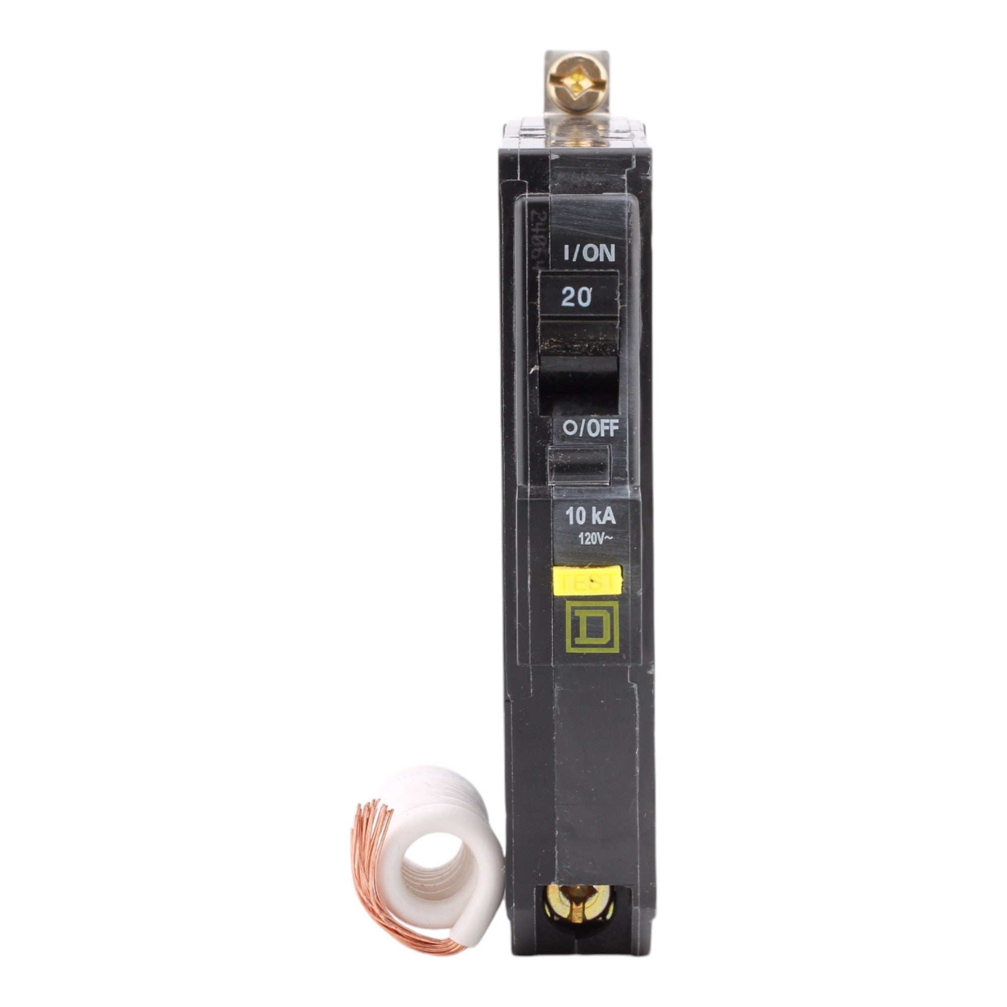 Square D QOB120GFI 20 Amp Single Pole 120V Bolt-On GFCI Ground Fault Circuit Breaker UL - Image 2
