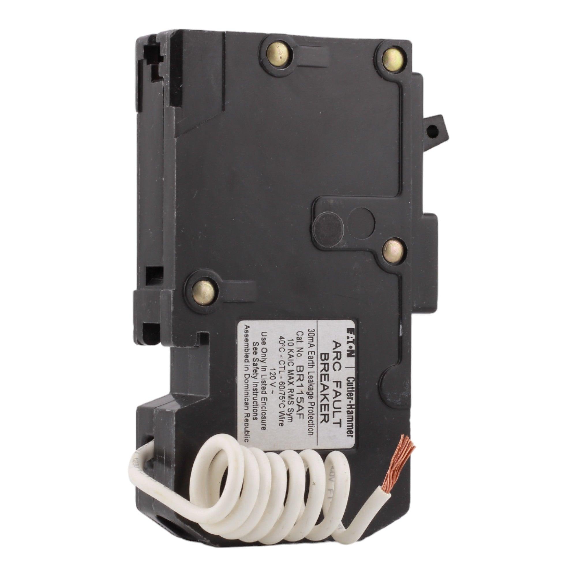 Eaton BR115AF Circuit Breaker 15A 120/240V 1-Pole Pigtail Neutral AFCI Type BR - Image 5