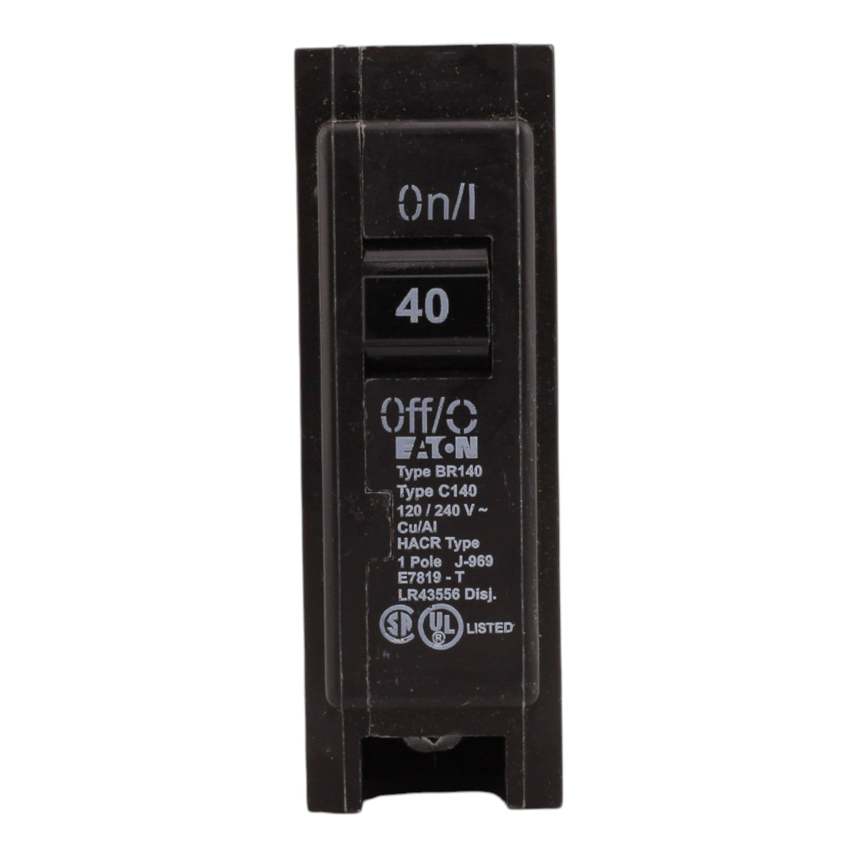 Eaton BR BR140 40A 1P 120/240V Circuit Breaker - Image 2