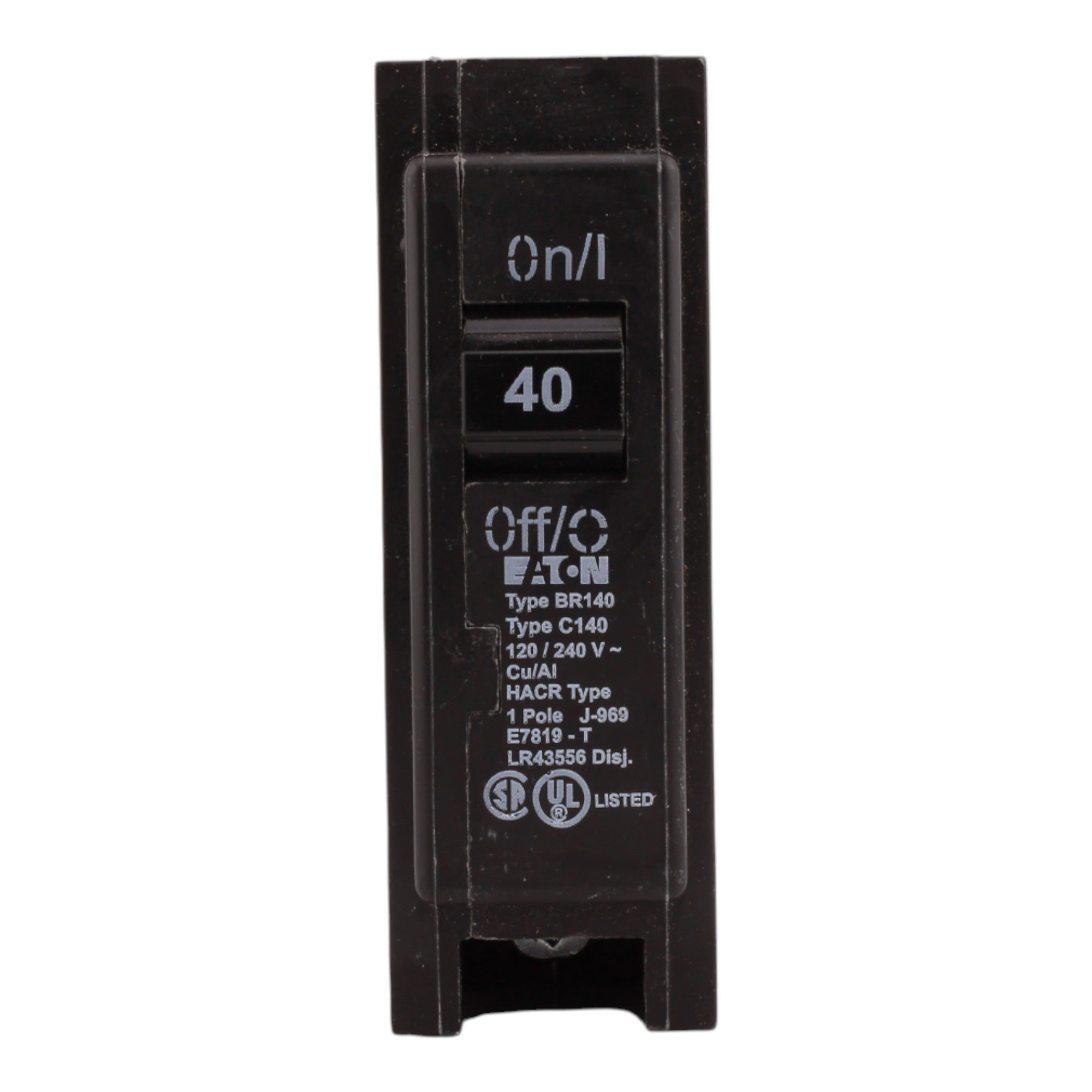 Eaton BR BR140 40A 1P 120/240V Circuit Breaker - Image 2