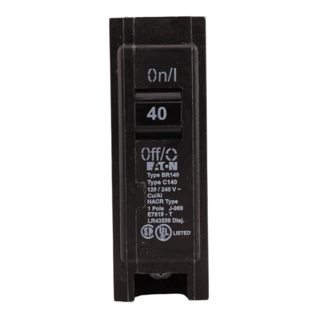 Eaton BR BR140 40A 1P 120/240V Circuit Breaker - Image 2