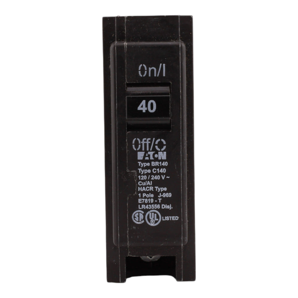 Eaton BR BR140 40A 1P 120/240V Circuit Breaker - Image 2