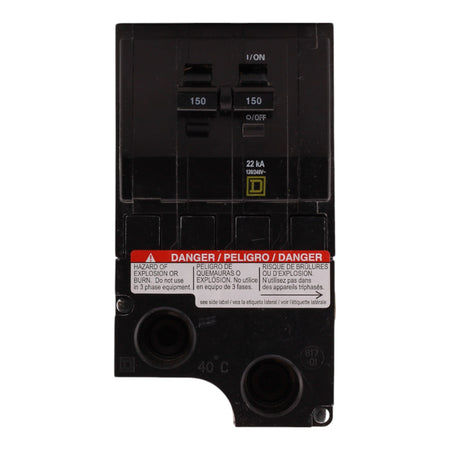 Square D QO QO2150VH 150A 2P 120/240V Standard Plug-In Circuit Breaker - Image 4