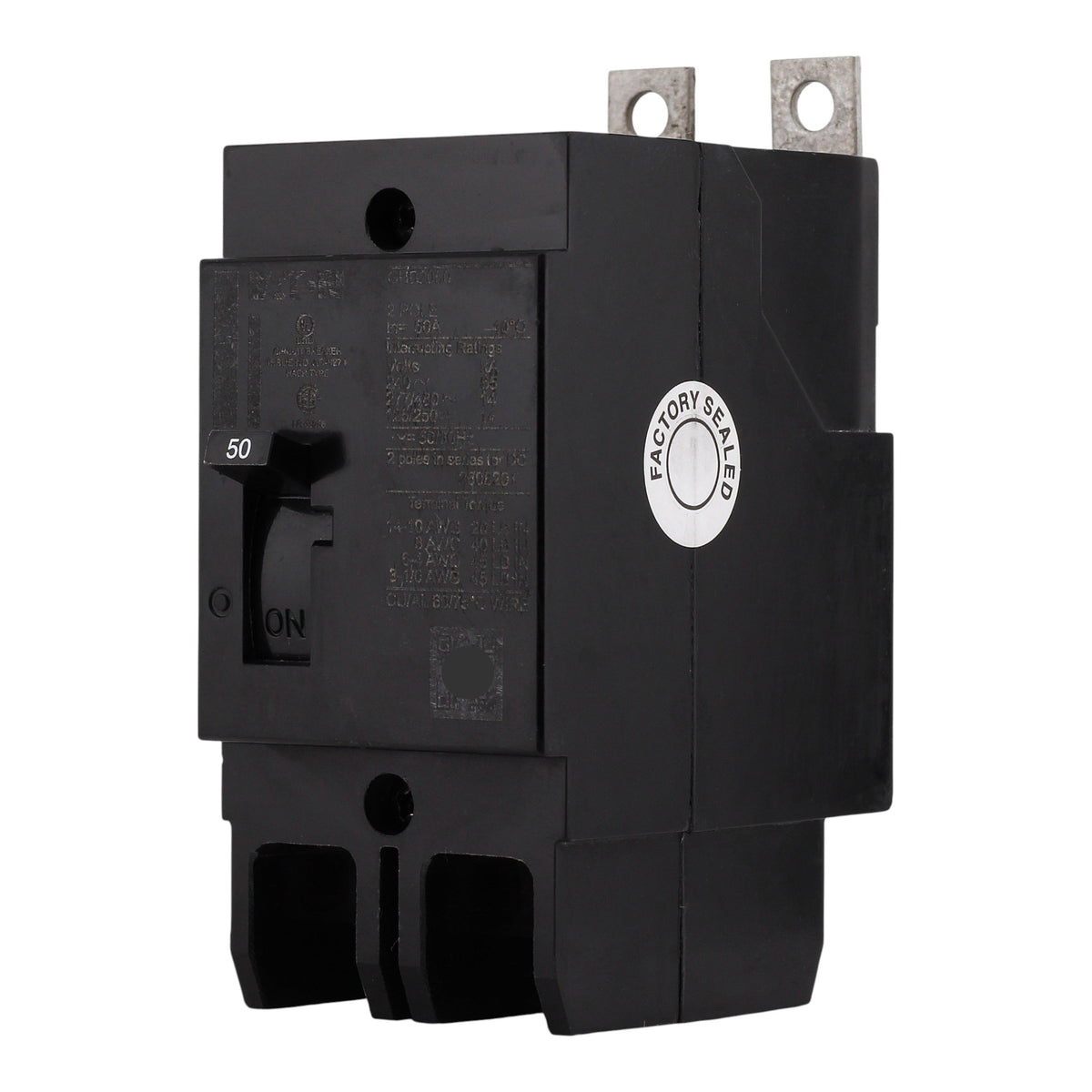 Eaton Series C GHB2050 50A 2P 480Y/277V Molded Case Circuit Breaker - Image 2