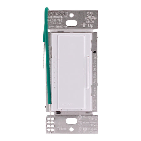 Lutron Maestro, MA-PRO-WH, 250W LED/500W Inc, 120V, Single Pole/Multi-Location, PRO LED+ Phase-Selectable Dimmer, White - Image 5