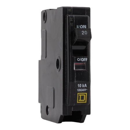 Square D QO QO120 20A 1P 120/240V Circuit Breaker