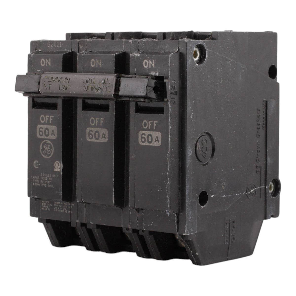 GE THQL32060 60A 3P 240V 10kA Circuit Breaker - Image 3