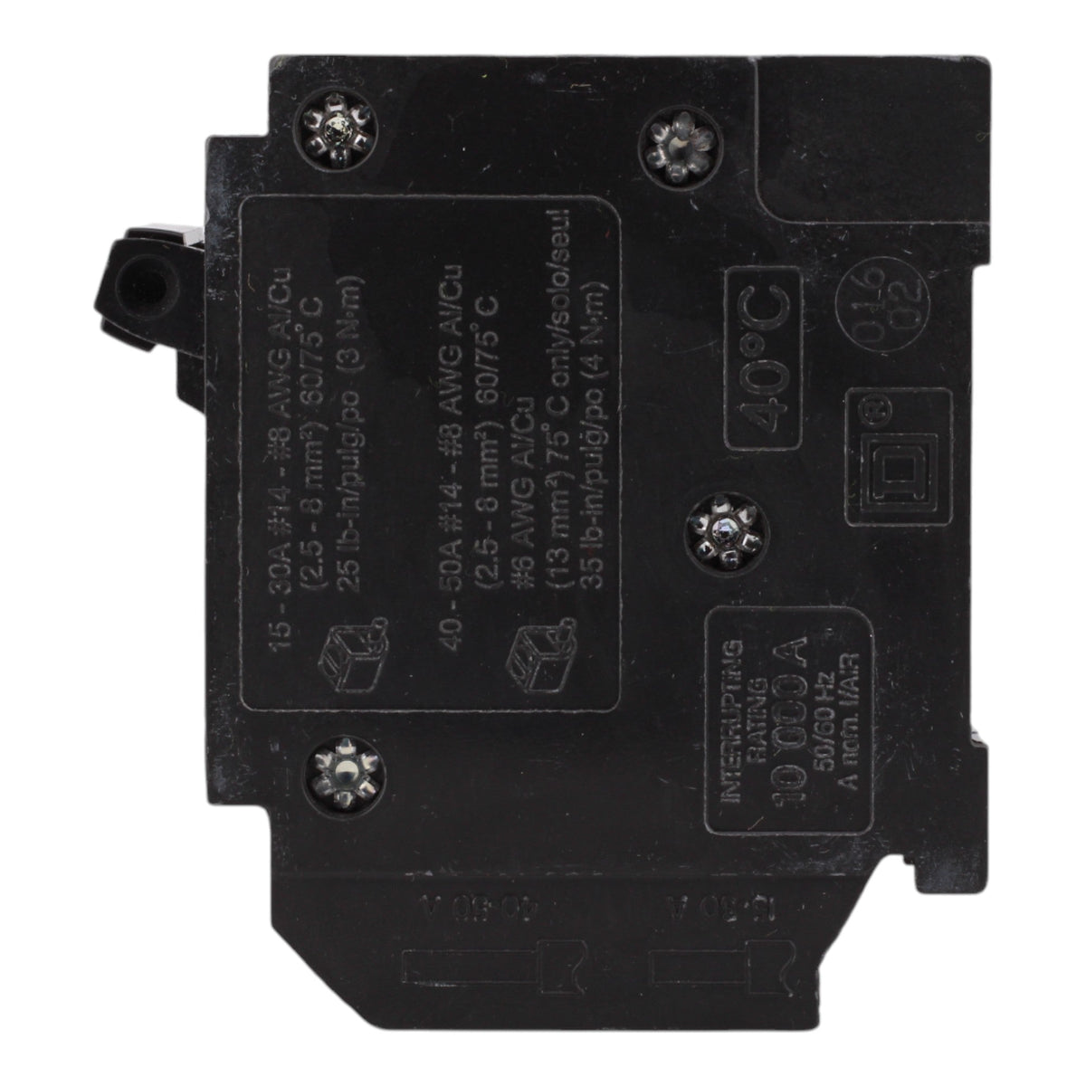 Square D HOMT1515220, 15A/20A, 120/240V, Quad Tandem Circuit Breaker, Plug-In, for Homeline Load Centers - Image 3