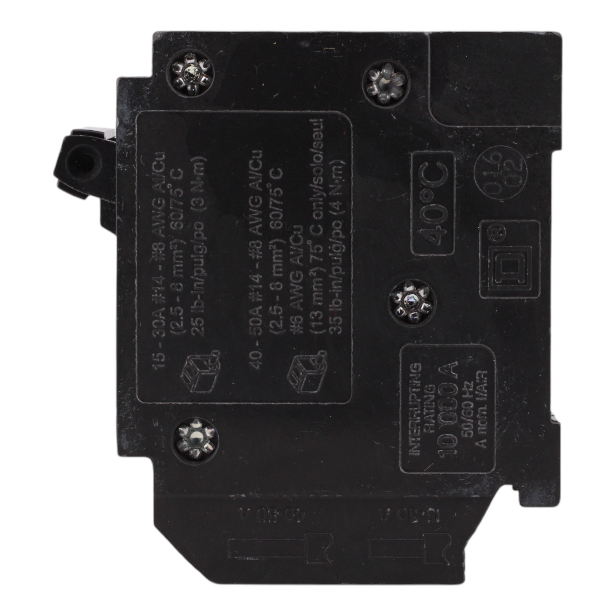 Square D HOMT1515220, 15A/20A, 120/240V, Quad Tandem Circuit Breaker, Plug-In, for Homeline Load Centers - Image 3