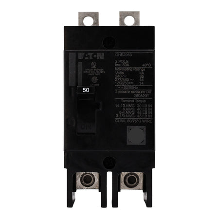 Eaton Series C GHB2050 50A 2P 480Y/277V Molded Case Circuit Breaker - Image 3